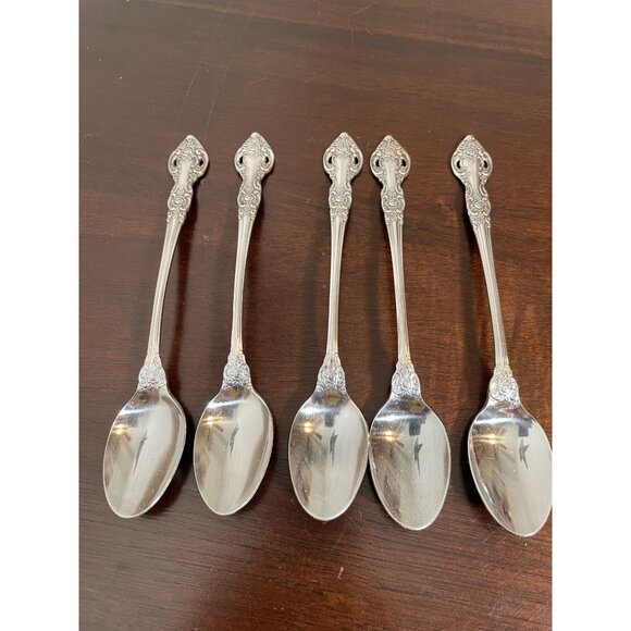 Vtg Northland Oneida Stainless Baton Rouge Pattern - Iced Tea Spoons - 5 - Japan - Picture 2 of 6